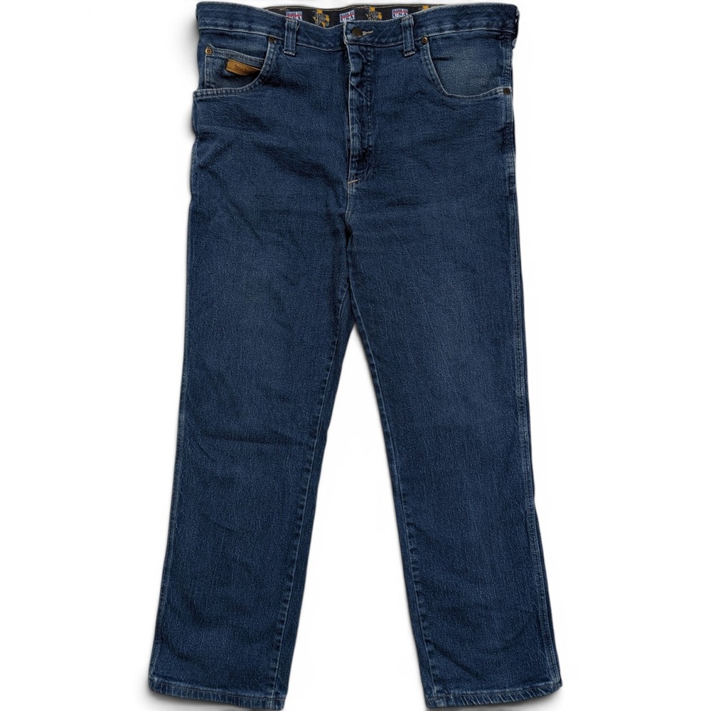 Texas Jeans Mens Jeans 36 x 28 Straight Leg Denim Made in USA Blue